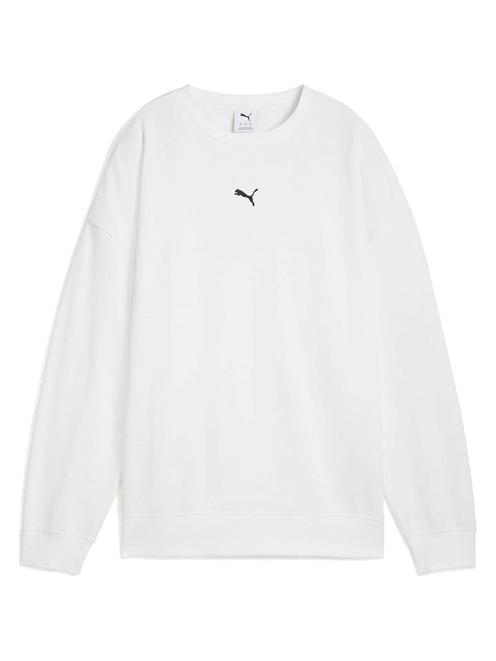 Puma Sweatshirt in Weiß - 47% | Größe S | Damen-sweatshirts-jacken