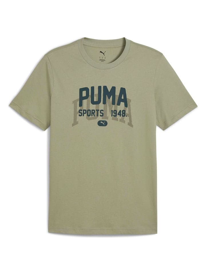 Puma Shirt in Khaki - 43% | Größe M | Herren-plussize