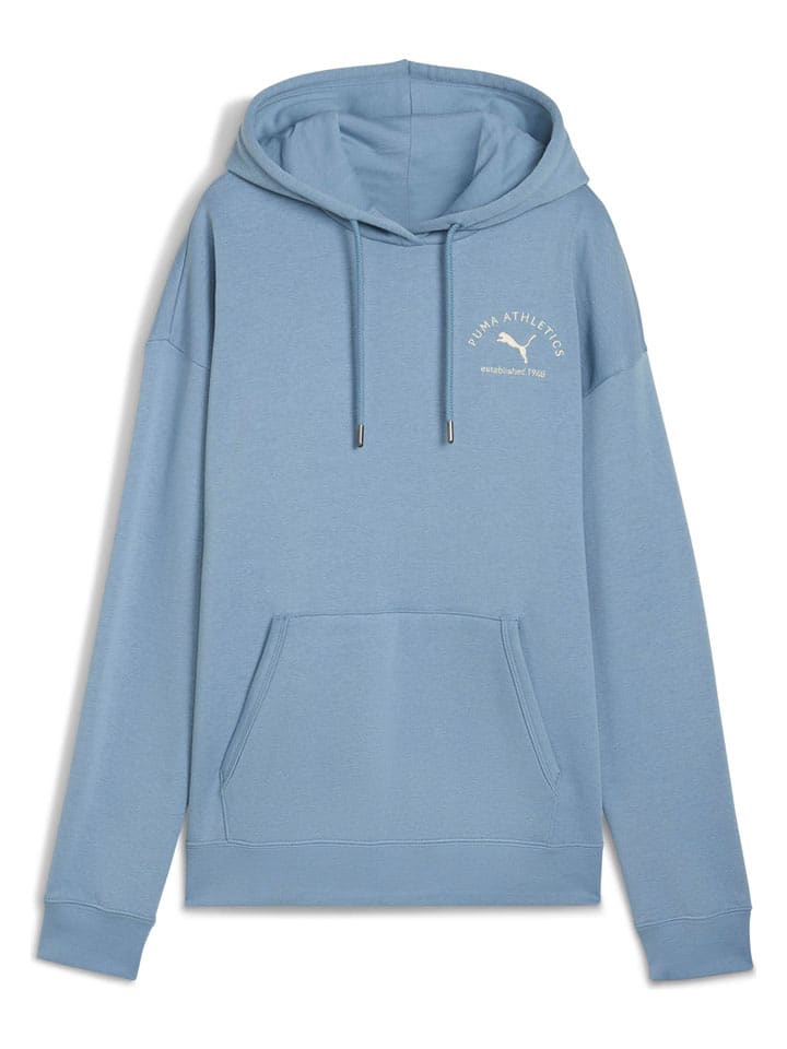 Puma Hoodie in Hellblau - 48% | Größe M | Damen-sweatshirts-jacken