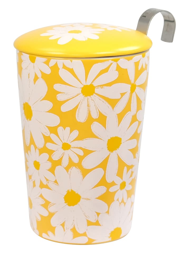 Eigenart Teetasse "Teaeve - Daisy" in Gelb/ Weiß - 350 ml - 14% | Gedeckter-tisch