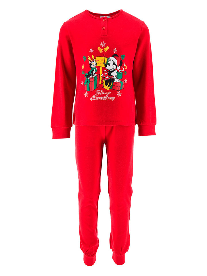 Disney Minnie Mouse Pyjama "Minnie" in Rot - 98