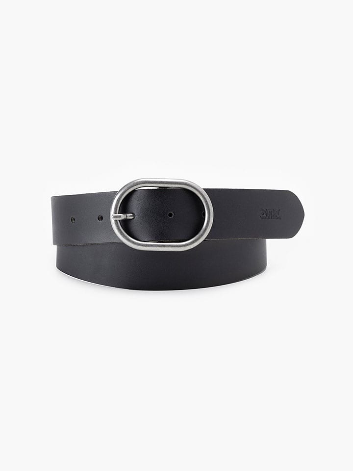 Levi's Leder-Gürtel in Schwarz - 37% | Größe 60 | Damenguertel