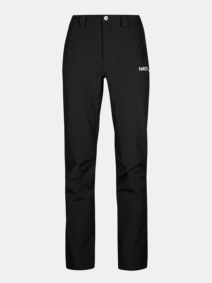 Halti Softshellhose "Leisti II" in Schwarz - 52% | Größe 46 | Damen-sporthosen