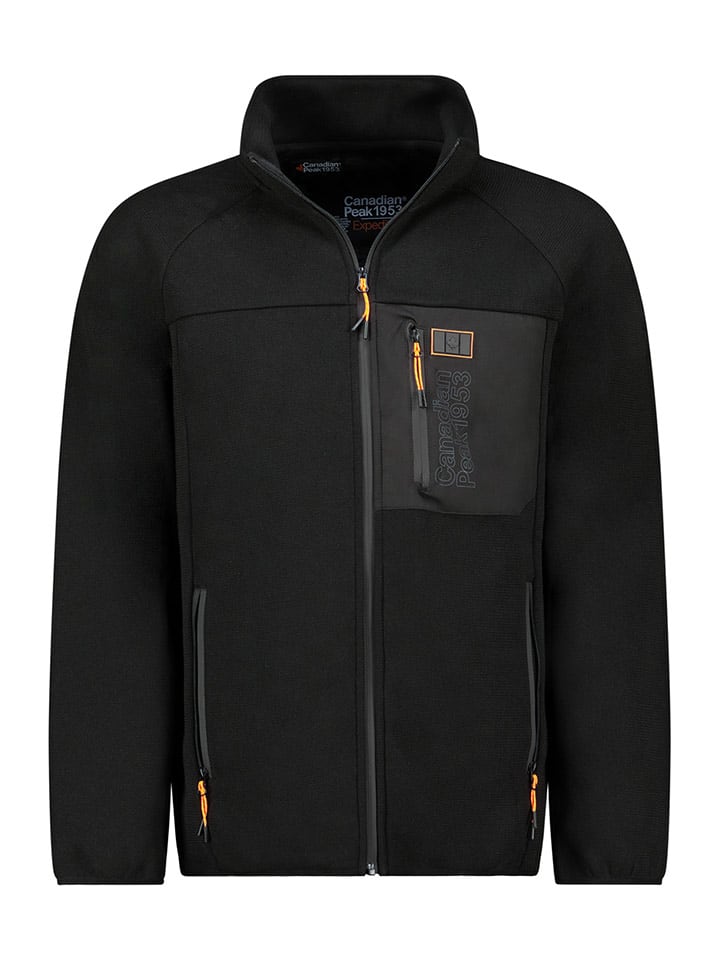 Canadian Peak Fleecejacke "Thizyeak" in Schwarz - 69% | Größe S | Herren-pullover-sport