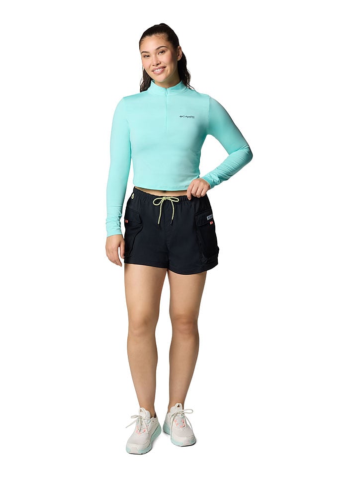 Columbia Funktionslongsleeve "Open Water" in Türkis - 71% | Größe S | Damen-outdoor-tops-shirts