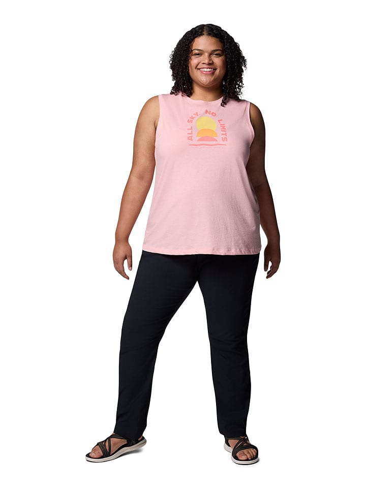 Columbia Funktionstop "Ruby Springs" in Rosa - 62% | Größe L | Damen-outdoor-tops-shirts