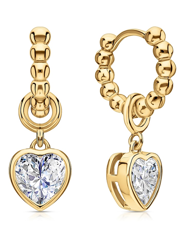 DI GIORGIO Vergold. Creolen mit Edelsteinen - 50% | Schmuck