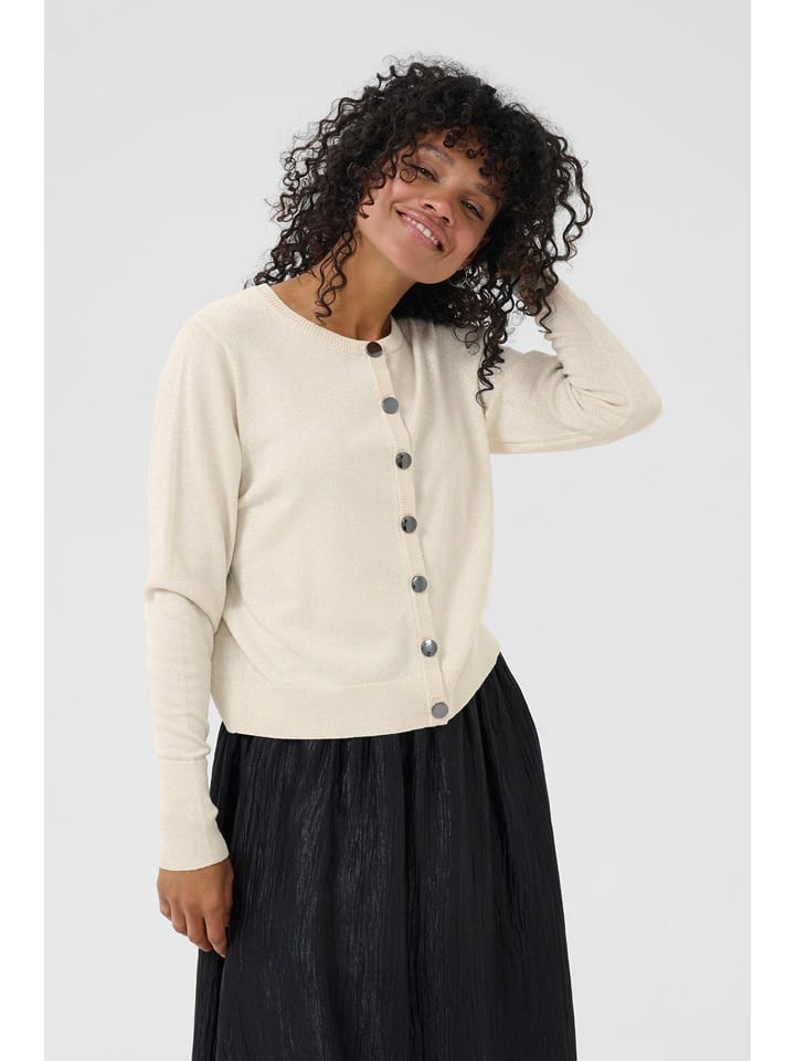 Kaffe Cardigan in Creme - 30% | Größe L | Damen-pullover-cardigans