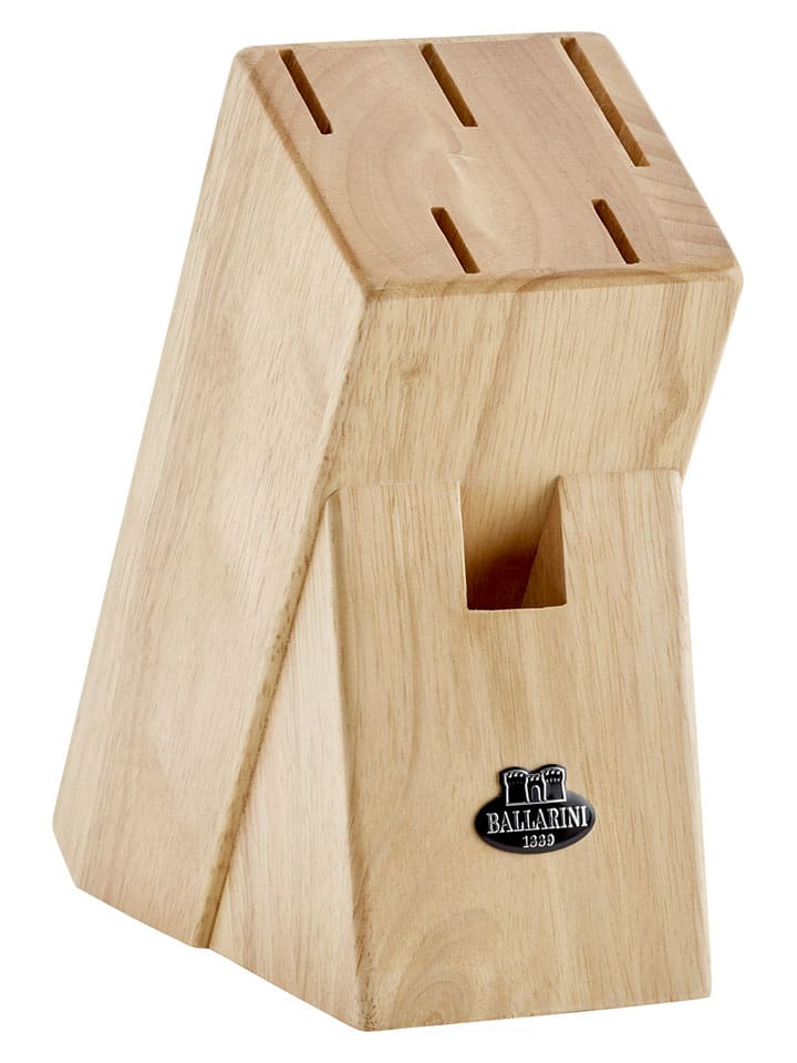 Zwilling Messerblock ''Ballarini'' in Beige - (B)10 x (H)21 x (T)23 cm - 57% | Kuechenhelfer