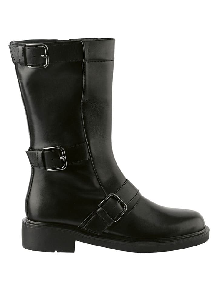 Högl Leder-Stiefel in Schwarz - 59% | Größe 41,5 | Damen-stiefel