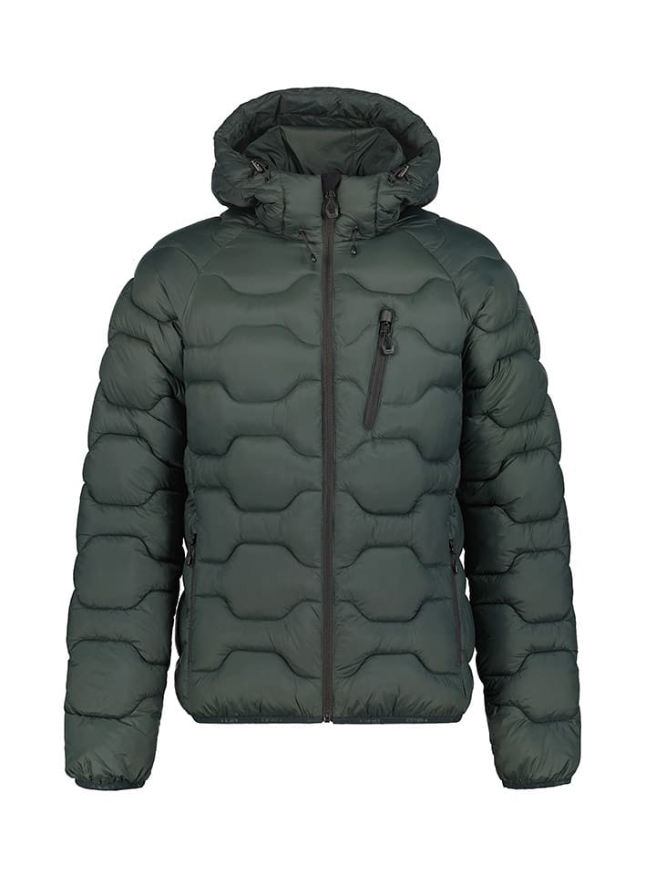 Icepeak Steppjacke "Branch" in Dunkelgrün - 65% | Größe 52 | Herrenjacken