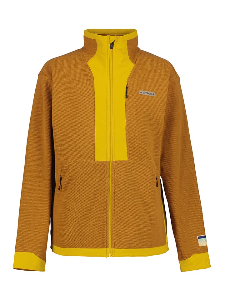 Icepeak Fleecejacke "Oglethorpe" in Hellbraun - 62% | Größe M | Herren-pullover-sport