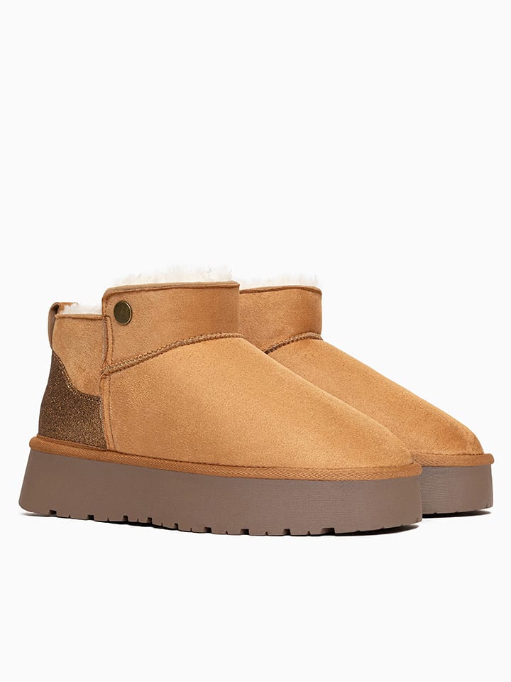 Blackfield Winterboots "Edeh" in Hellbraun - 77% | Größe 36 | Damen-stiefel