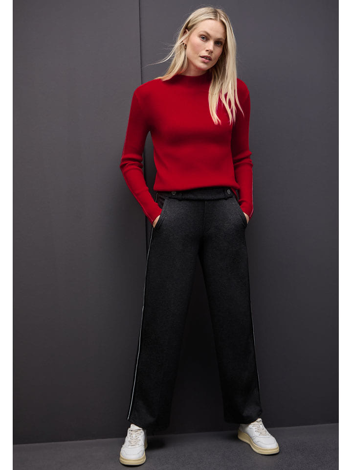 Street One Pullover in Rot - 52% | Größe 38 | Damen-pullover-cardigans