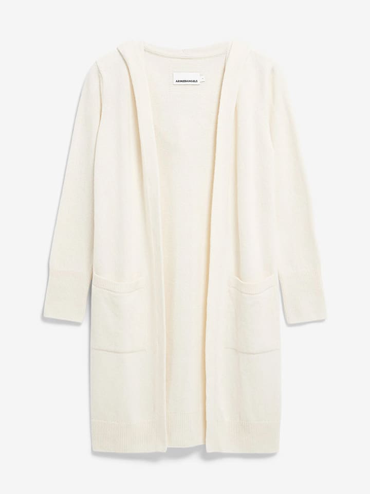 armedangels Wollcardigan "Wandaa" in Creme - 66% | Größe S | Damen-pullover-cardigans