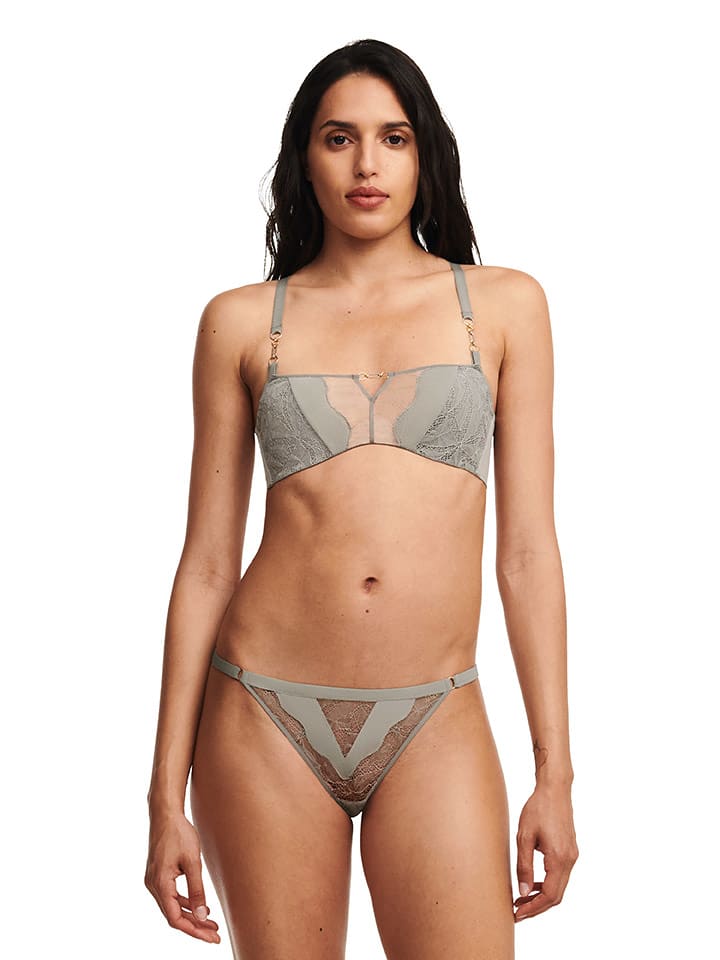 Chantelle Bügelloser BH in Grau - 76% | Größe 80C | Damen-bhs