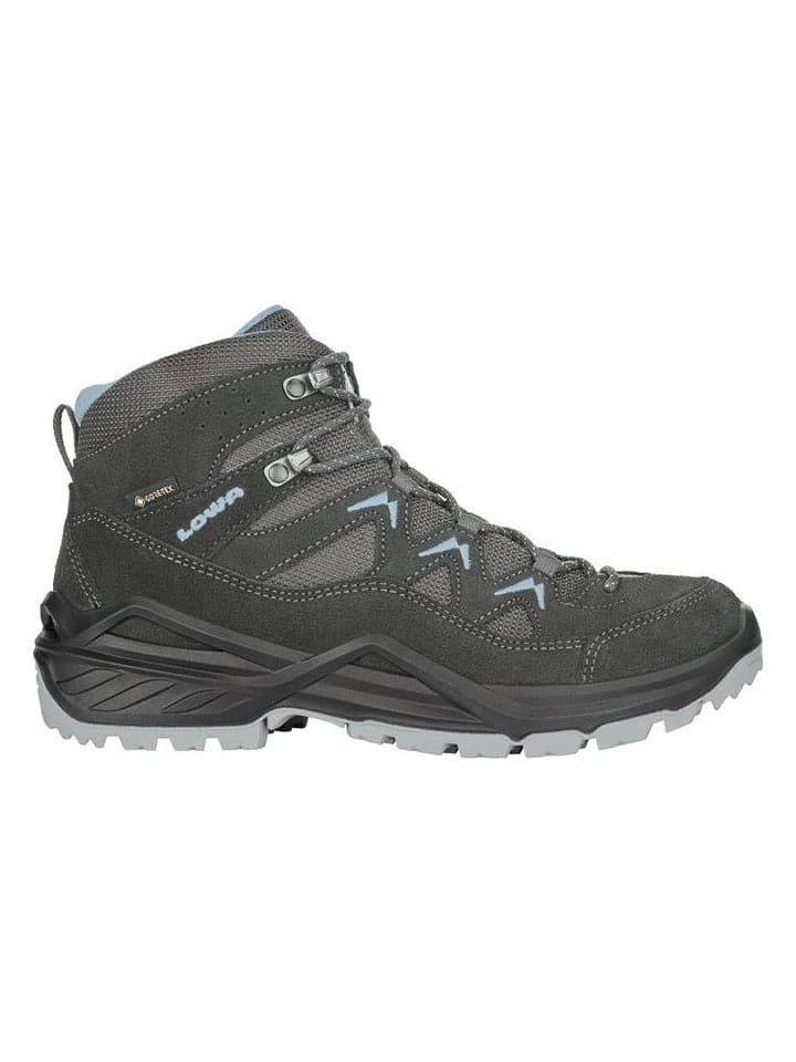 LOWA Wanderschuhe "Sirkos Evo GTX Mid Ws" in Anthrazit - 28% | Größe 36,5 | Damen-outdoor-sport-schuhe