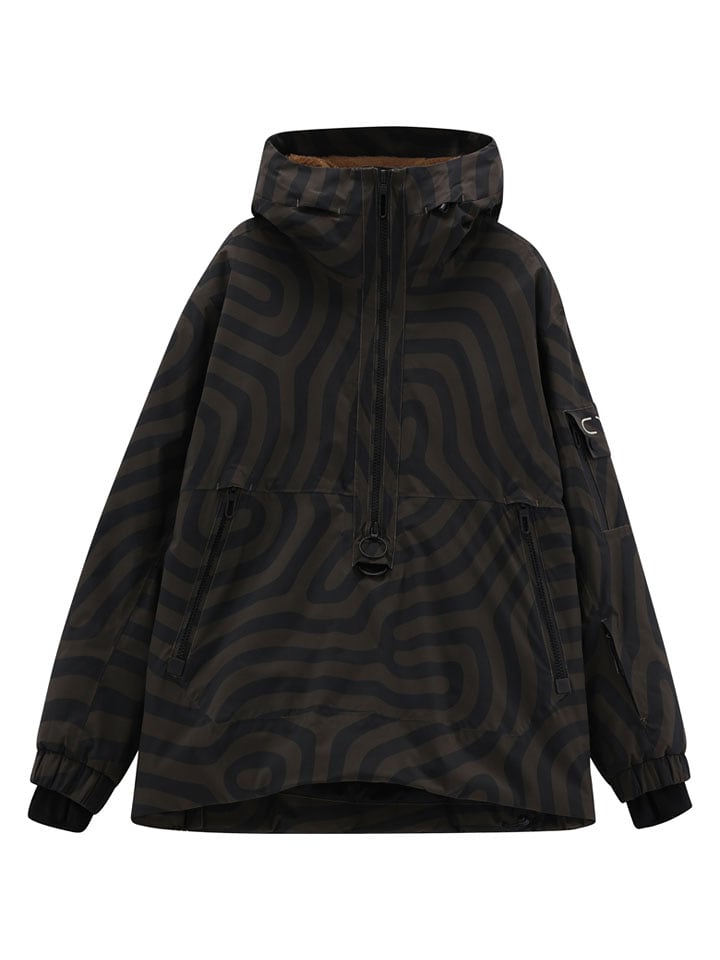 cmp Ski-/ Snowboardjacke in Braun/ Schwarz - 53% | Größe XL | Herren-outdoorjacken