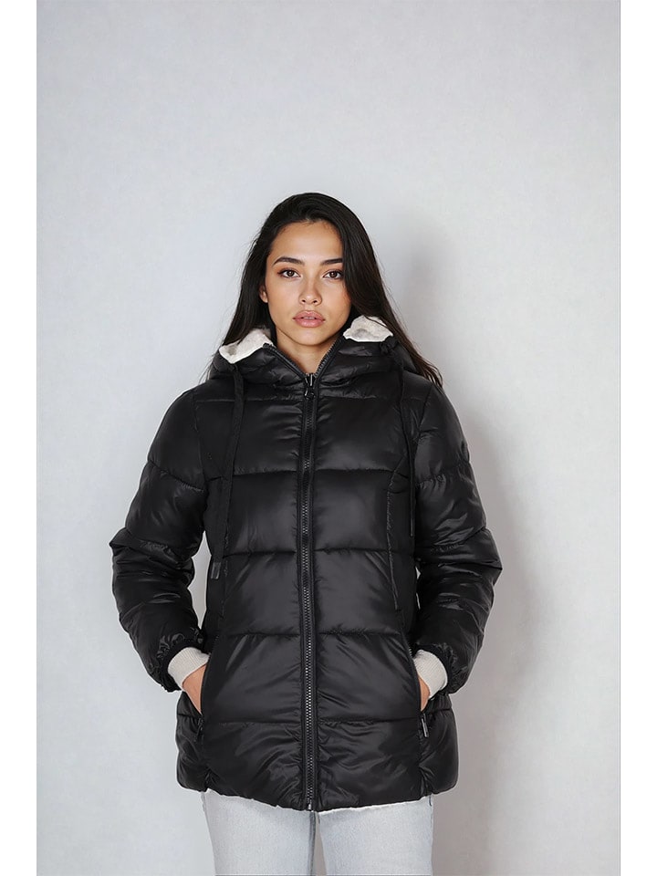 Steve Madden Winterjacke in Schwarz - 69% | Größe L | Damenjacken