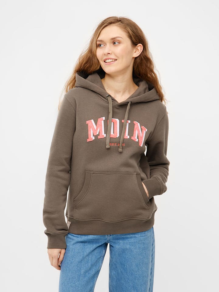 Derbe Hoodie in Braun/ Rosa - 70% | Größe S | Damen-sweatshirts-jacken
