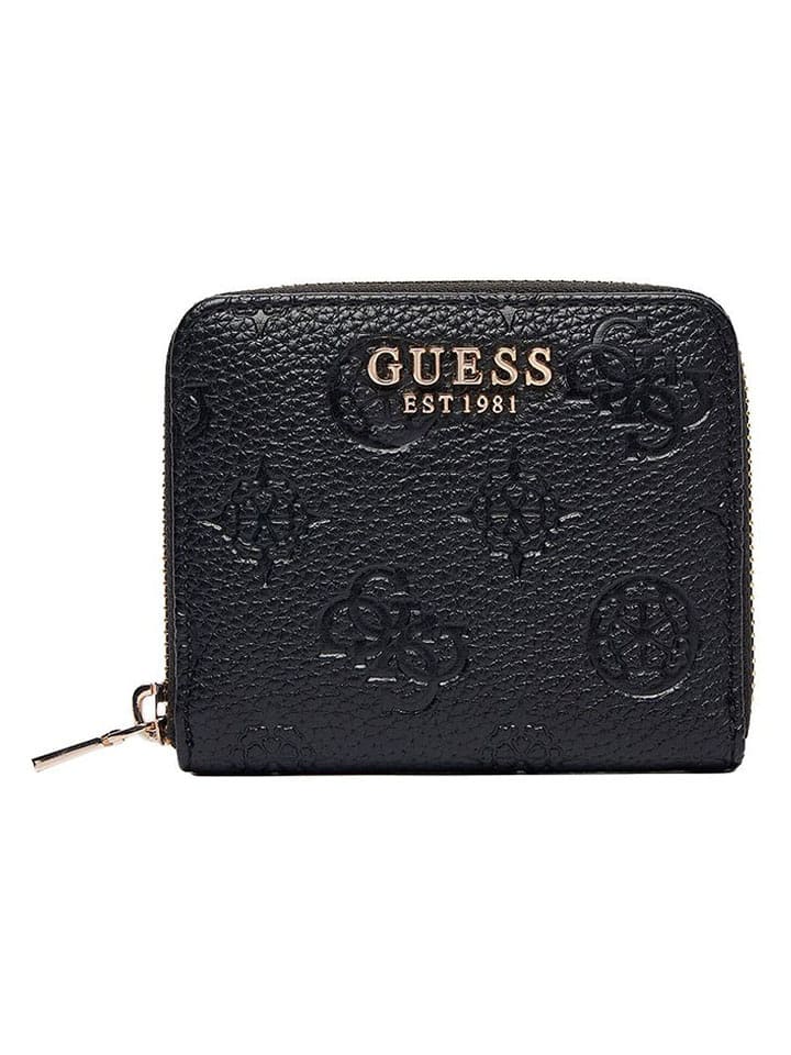 Guess Portfel "Cresidia" w kolorze czarnym - 11 x 9 x 2,5 cm rozmiar: onesize