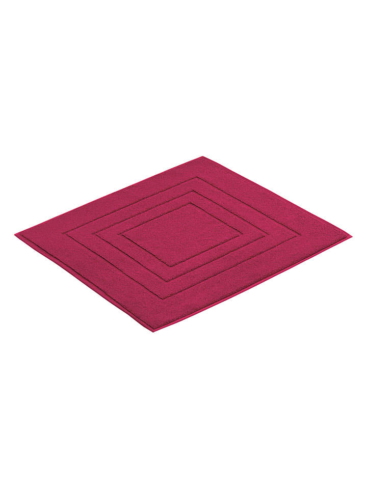 Vossen Badvorleger "Feeling" in Beere - 34% | Größe 60x60 cm | Heimtextilien-badematten