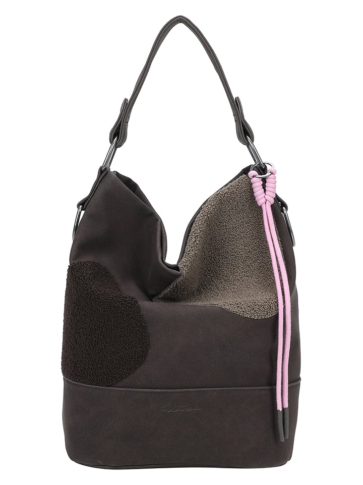 Fritzi aus Preußen Schultertasche "Olga" in Dunkelbraun - (B)27 x (H)37 x (T)17 cm - 51% | Damen-taschen