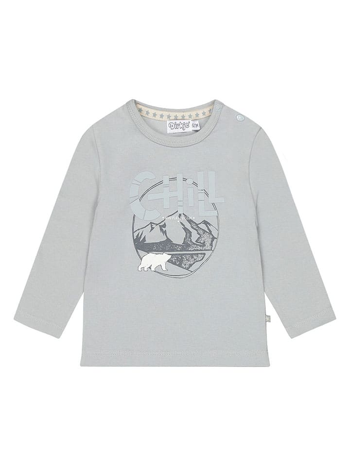 Dirkje Longsleeve in Grau - 53% | Größe 68 | Baby-langarmshirts