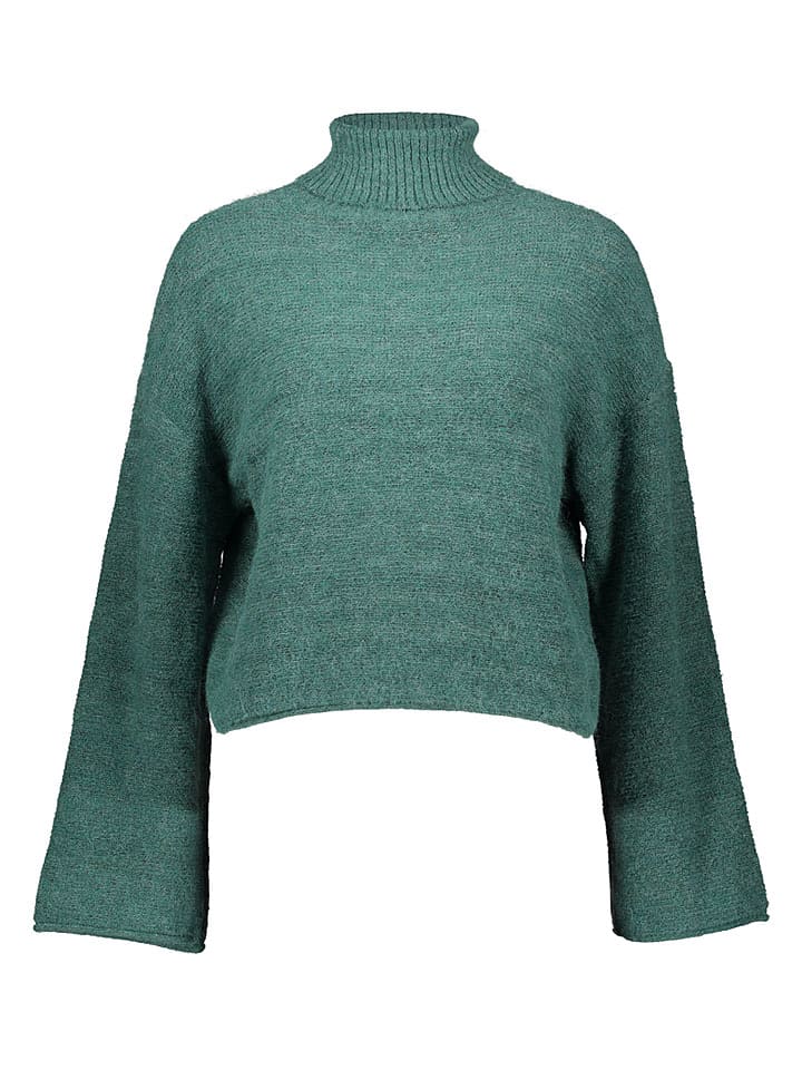 JDY Rollkragenpullover "Meadow Life" in Türkis - 54% | Größe S | Damen-pullover-cardigans