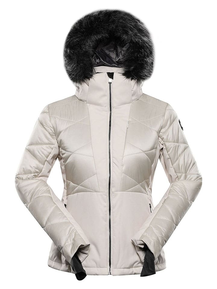 Alpine Pro Ski-/ Snowboardjacke "Naddra" in Creme - 78% | Größe XL | Damen-outdoorjacken