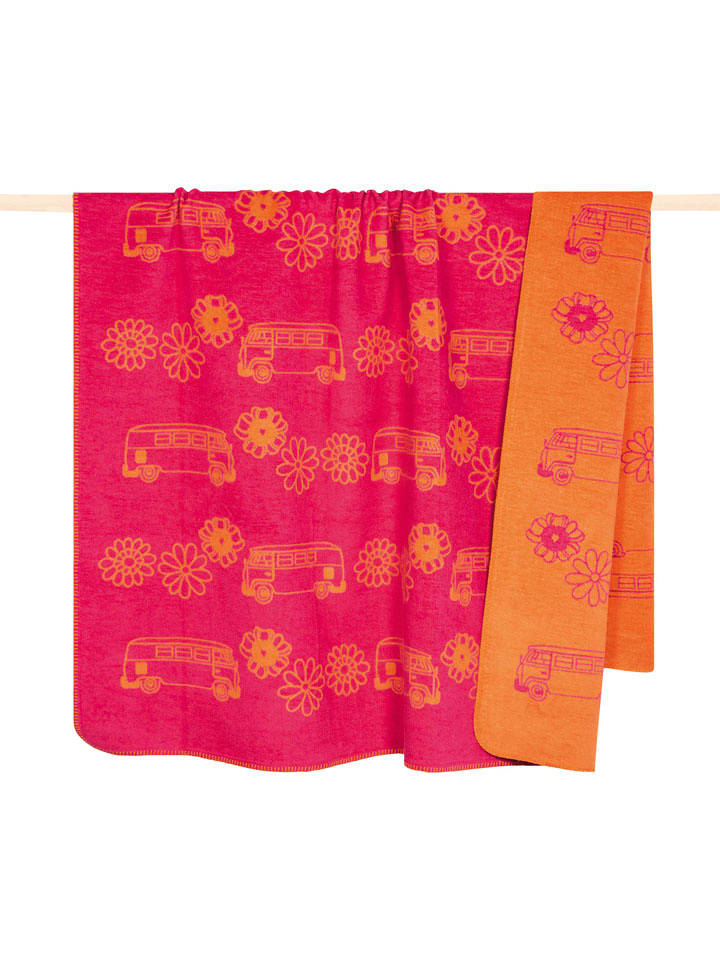 PAD Concept Plaid ''Culture'' in Pink/ Orange - (L)200 x (B)150 cm - 29% | Decken