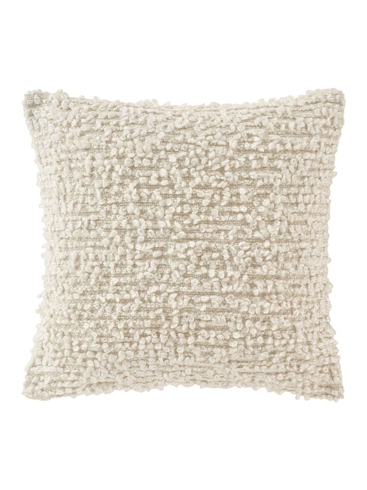 Jotex Kissenhülle ''Bobby'' in Creme - 27% | Größe 50x50 cm | Dekokissen