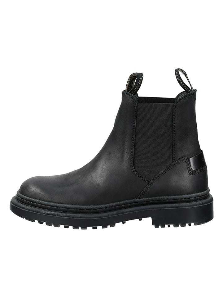 GANT Footwear Leder-Chelsea-Boots "Timbly" in Schwarz - 47% | Größe 38 | Stiefeletten