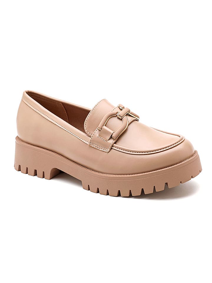 Sixth Sens Mokassins in Khaki - 62% | Größe 37 | Damen-schuhe-halbschuhe