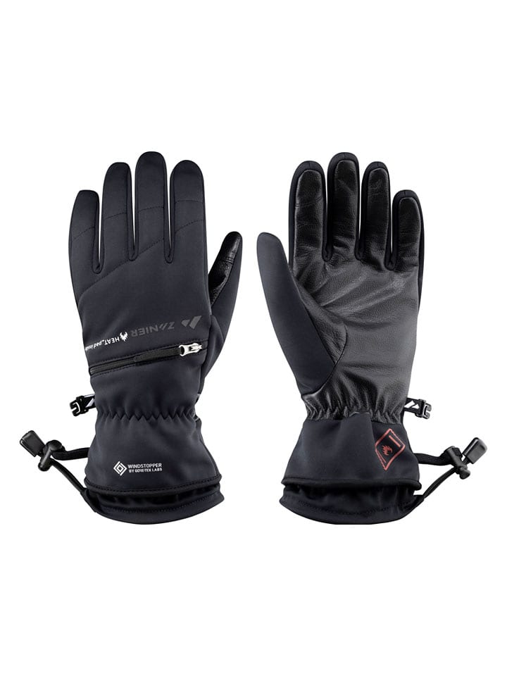 Zanier Funktionsfingerhandschuhe "Heat Pads" in Schwarz - 45% | Größe 11 | Damenhandschuhe