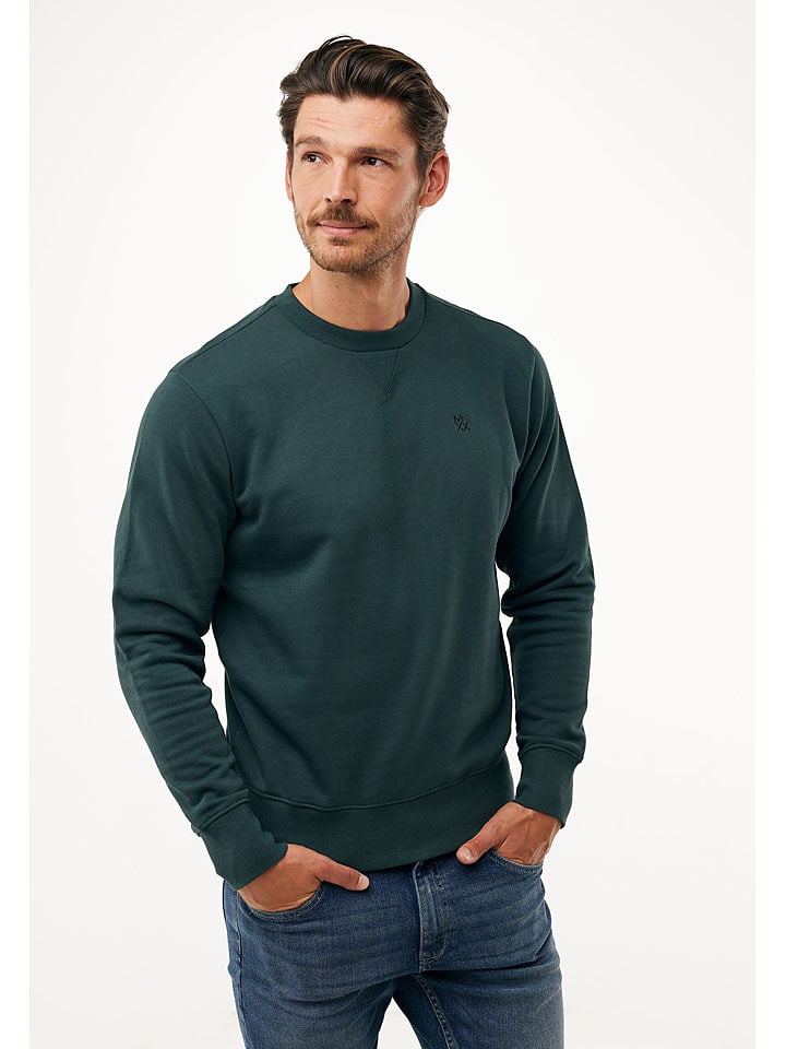 Mexx Sweatshirt in Dunkelgrün - 60% | Größe S | Herren-plussize