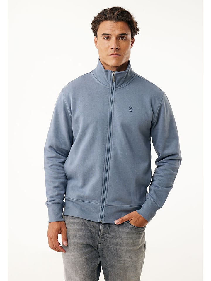 Mexx Sweatjacke in Hellblau - 48% | Größe M | Herren-sweatshirts-jacken