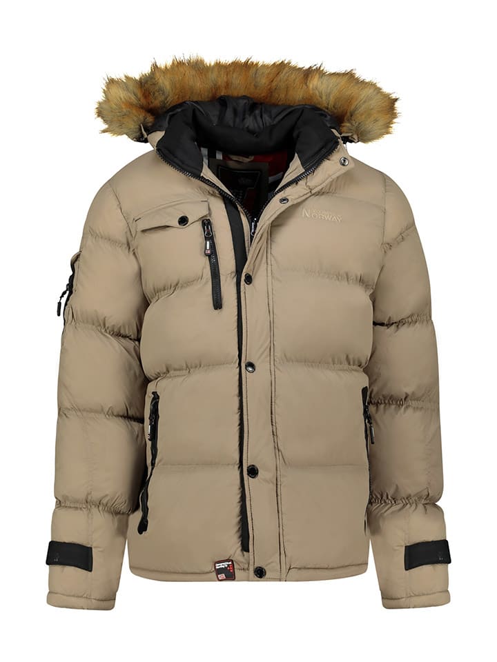 Geographical Norway Steppjacke "Bonap" in Beige - 73% | Größe L | Babyjacken