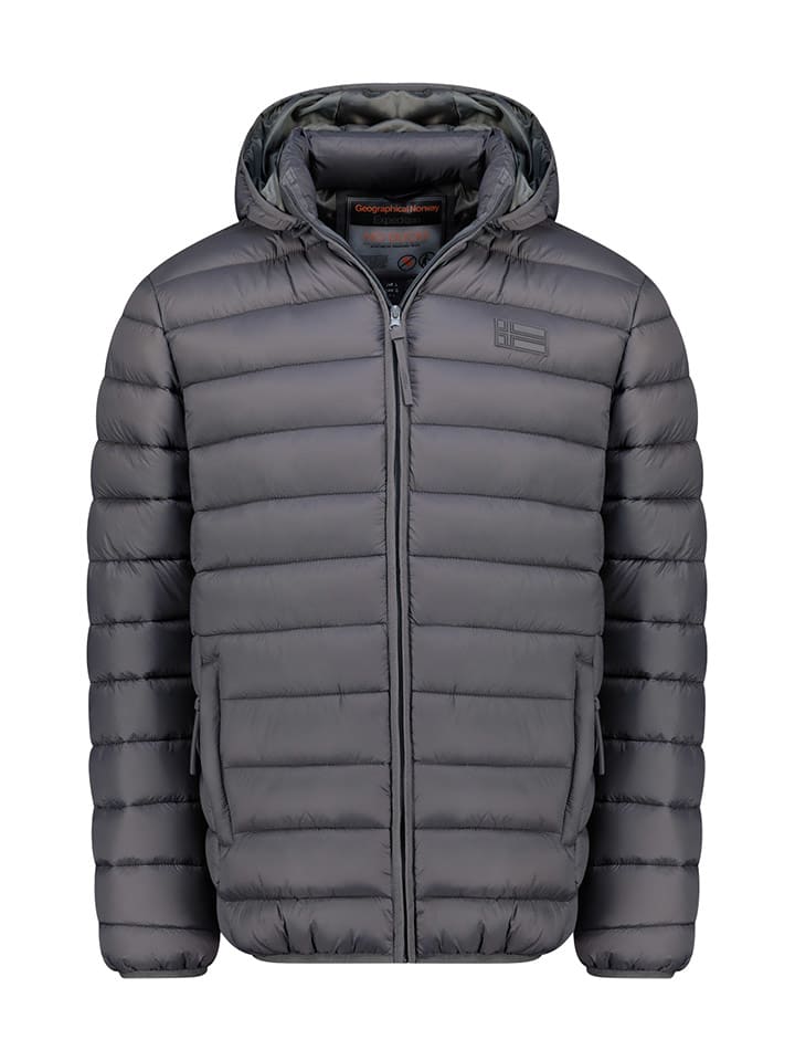 Geographical Norway Steppjacke "Amichoko" in Anthrazit - 70% | Größe L | Herrenjacken