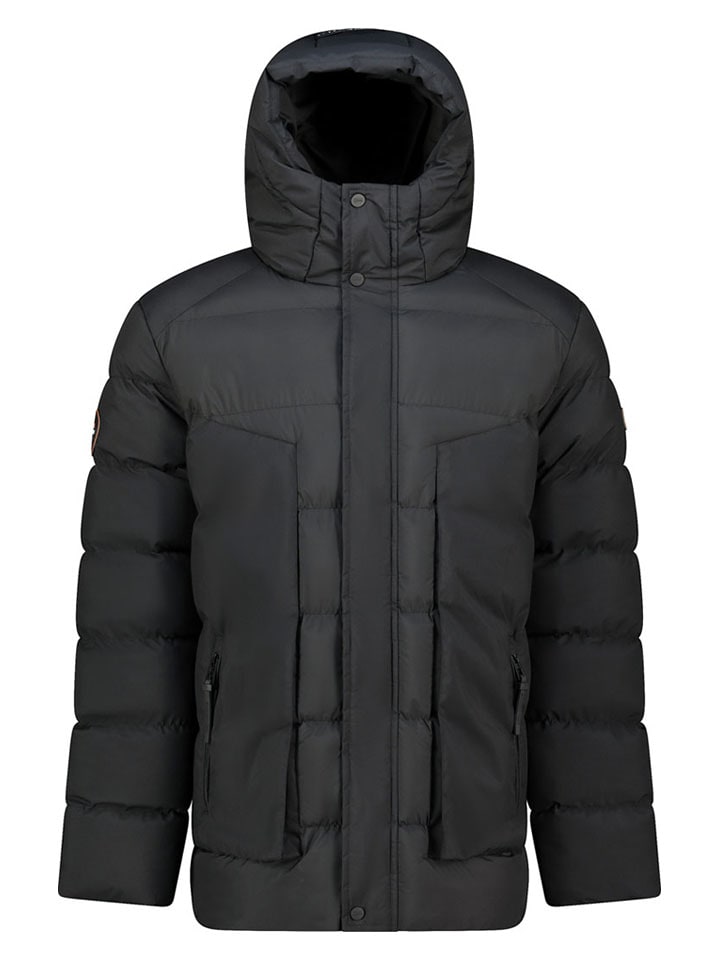 Geographical Norway Winterjacke "Blossom" in Schwarz - 78% | Größe S | Herren-plussize