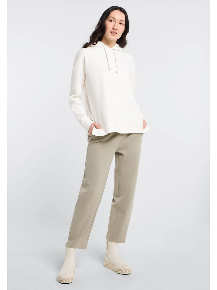 ELBSAND Hoodie "Maika" in Weiß - 48% | Größe L | Damen-sweatshirts-jacken
