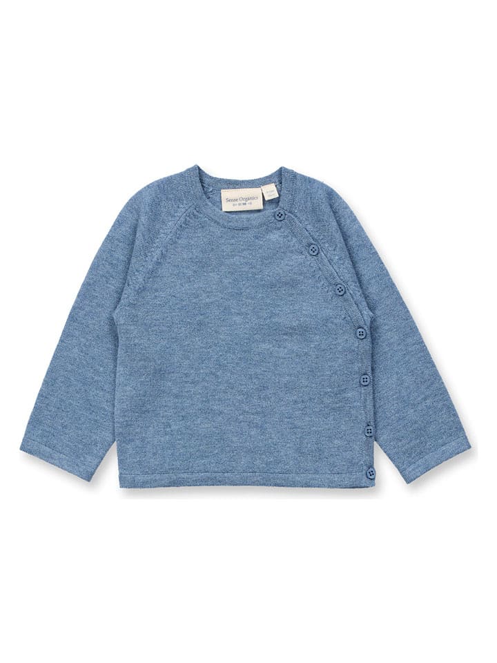 Sense Organics Cardigan "P. Picasso" in Blau - 54% | Größe 86 | Baby-pullover-cardigans