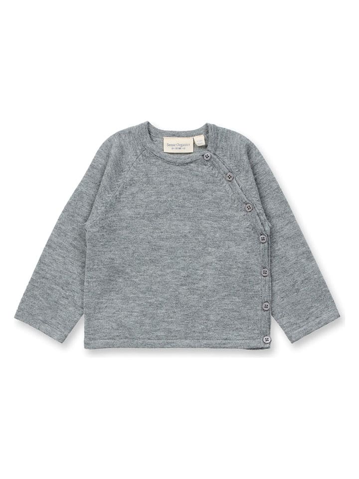 Sense Organics Cardigan "P. Picasso" in Grau - 54% | Größe 86 | Baby-pullover-cardigans