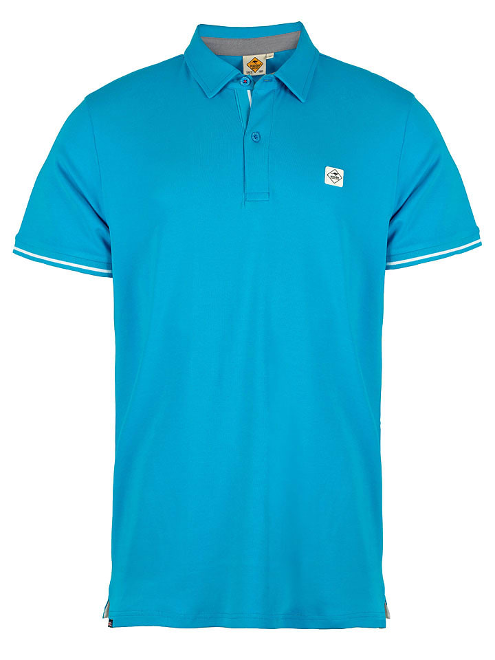 Roadsign Poloshirt in Blau - 52% | Größe XXL | Herren-plussize