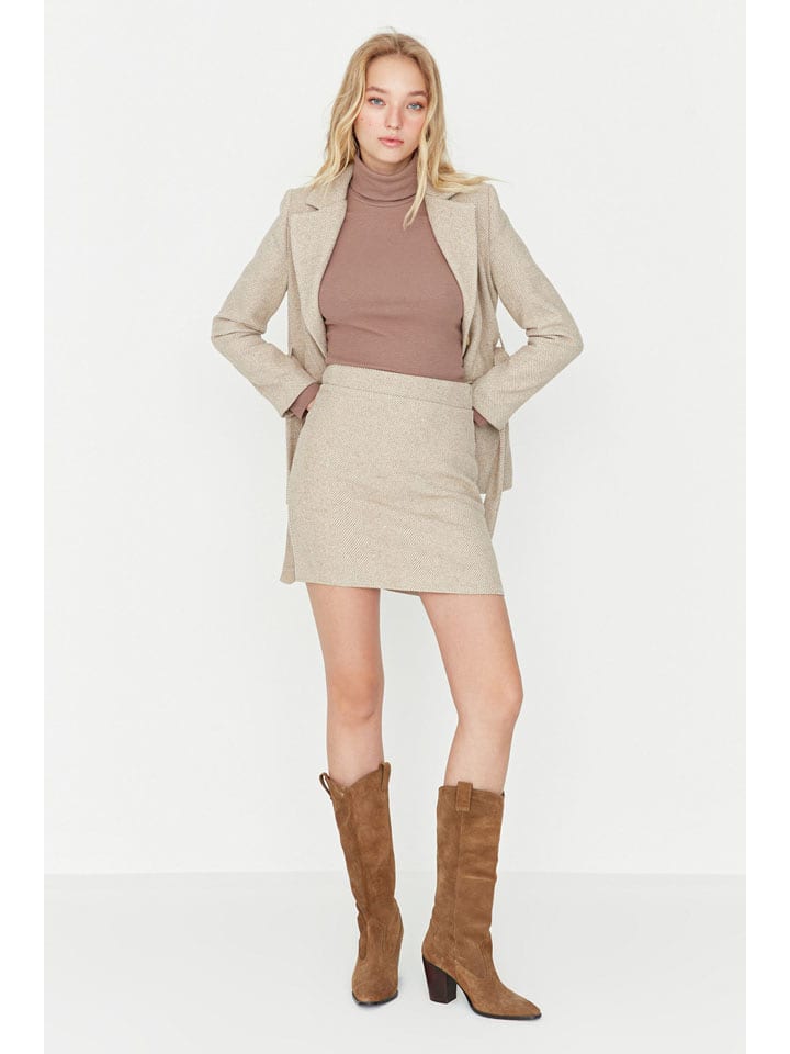 trendyol Rock in Beige - 52% | Größe 42 | Damenroecke