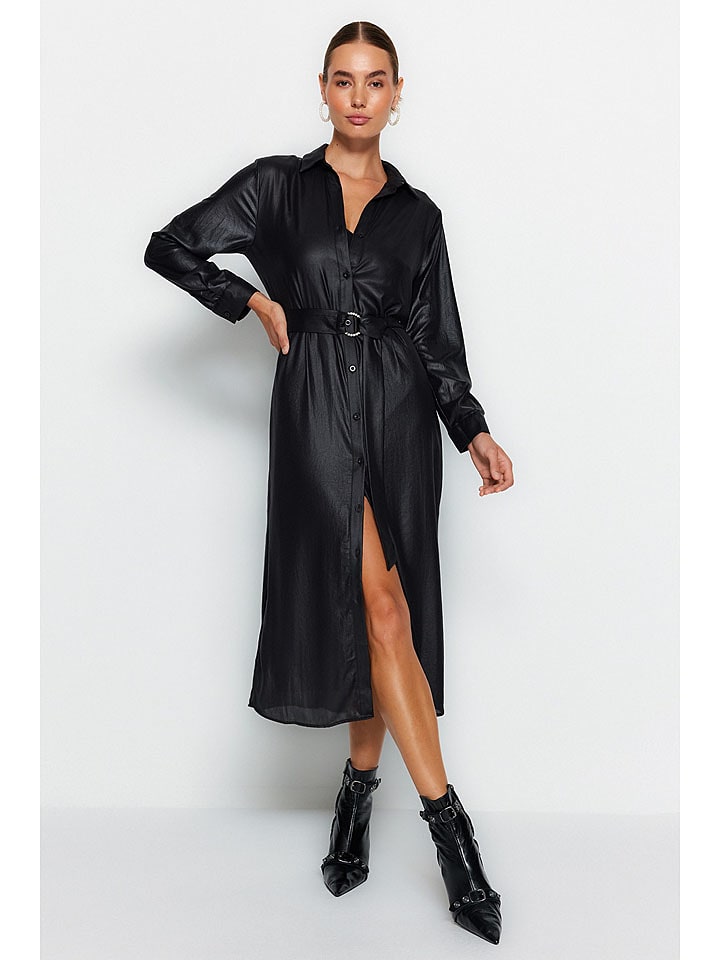 trendyol Kleid in Schwarz - 46% | Größe 40 | Damen-kleider