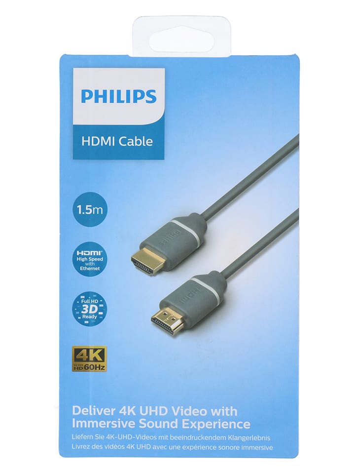Philips HMDI-Kabel in Grau - (L)105 cm - 28% | Technikzubehoer