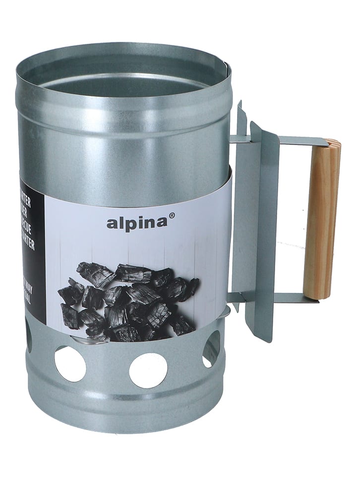 Alpina Grillstarter in Silber - (H)27 x Ø 16 cm - 16% | Grills