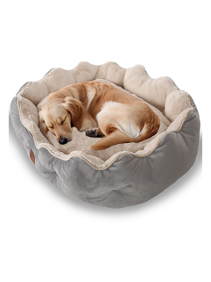 Paws&Whiskers Tierbett "Elsa" in Grau - 71% | Größe 75x65x25 cm |