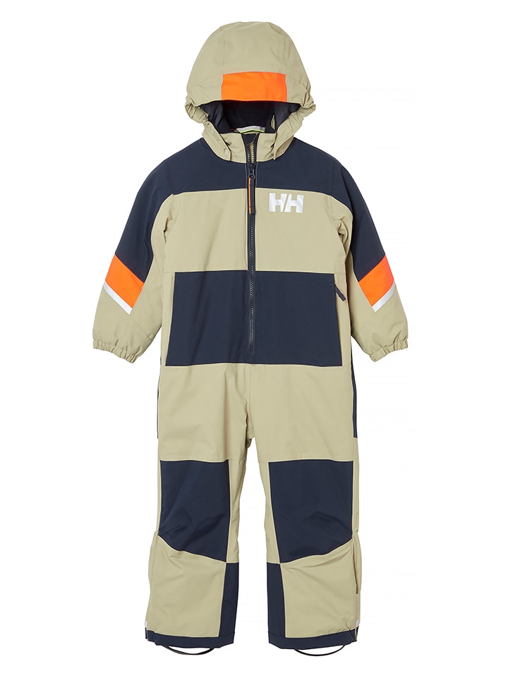 Helly Hansen Schneeanzug "Rider 3.0" in Beige/ Dunkelblau - 62% | Größe 110 | Babyjacken